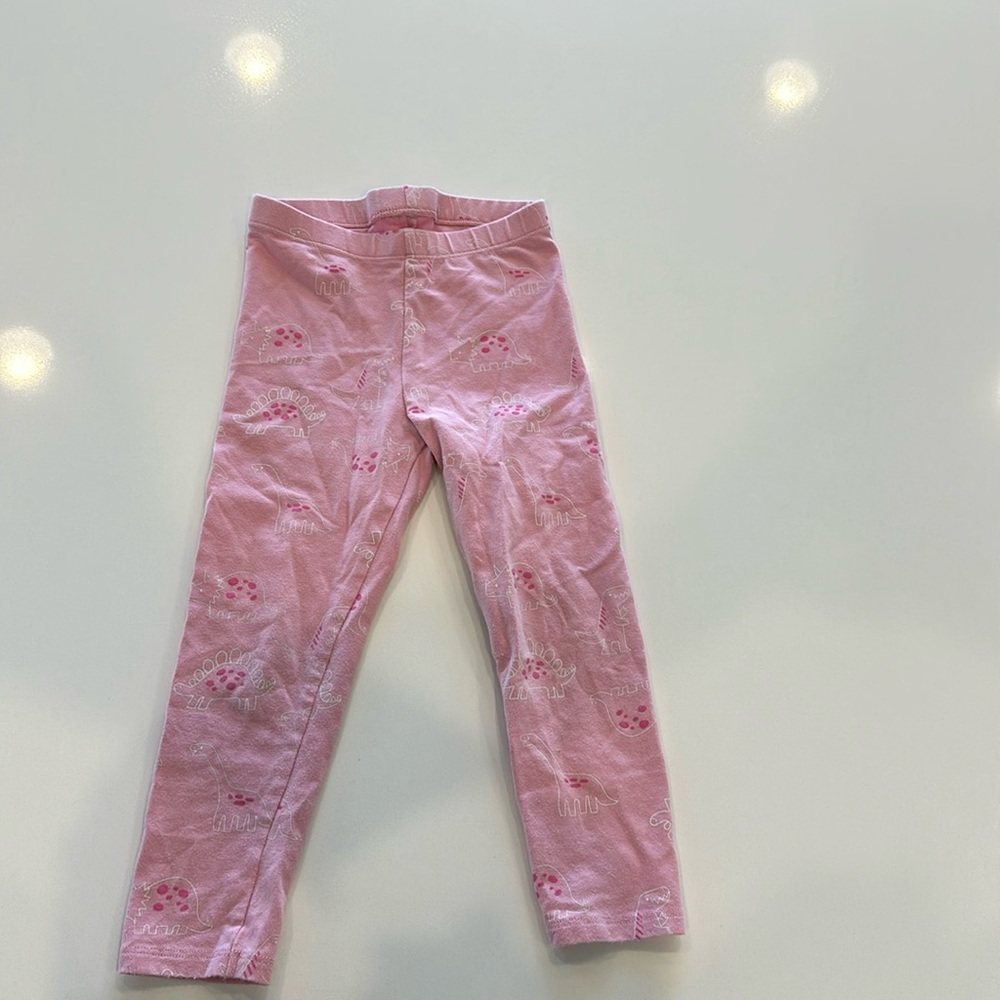 Pink Dinosaur Leggings 3T
